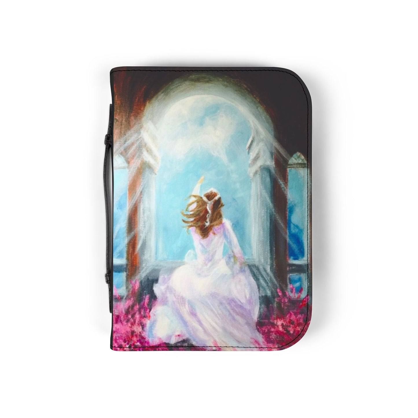 Artistic Bible Cover with Bride of Christ Design