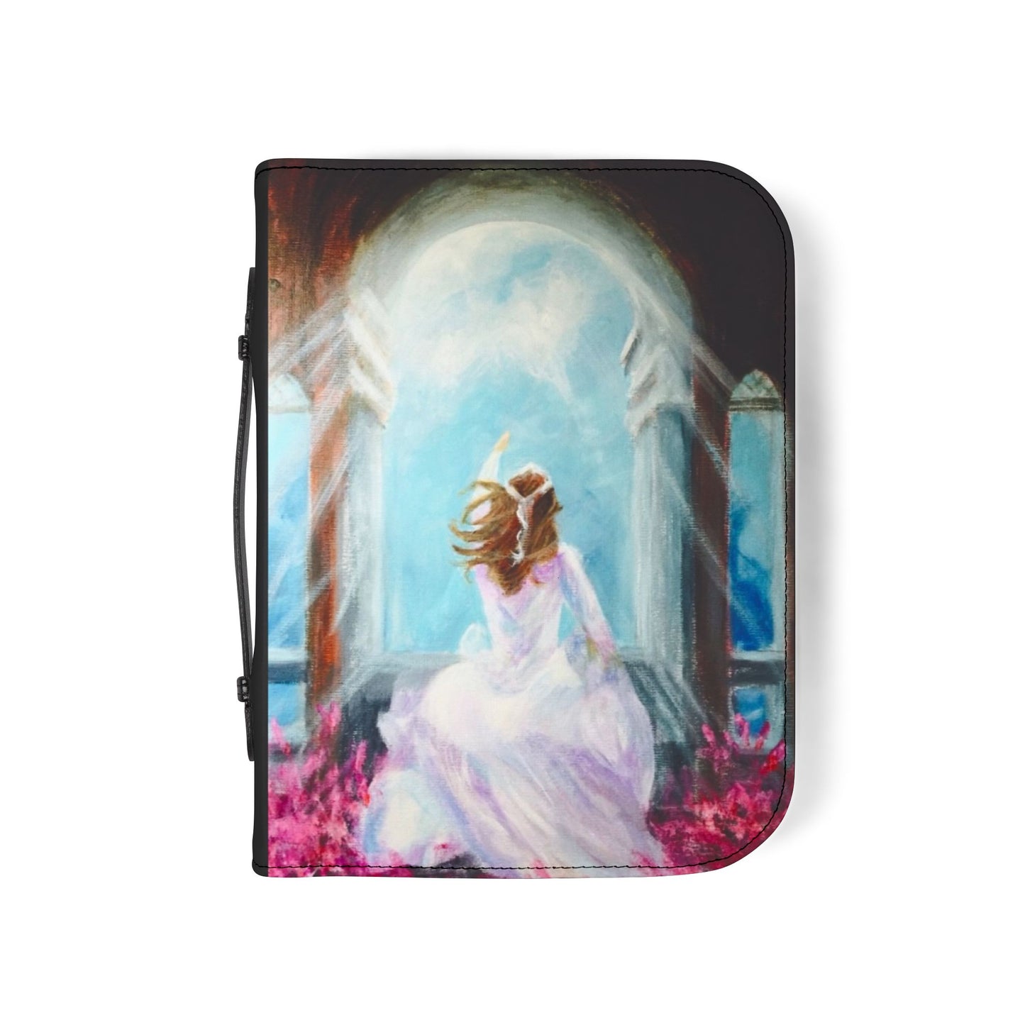 Artistic Bible Cover with Bride of Christ Design