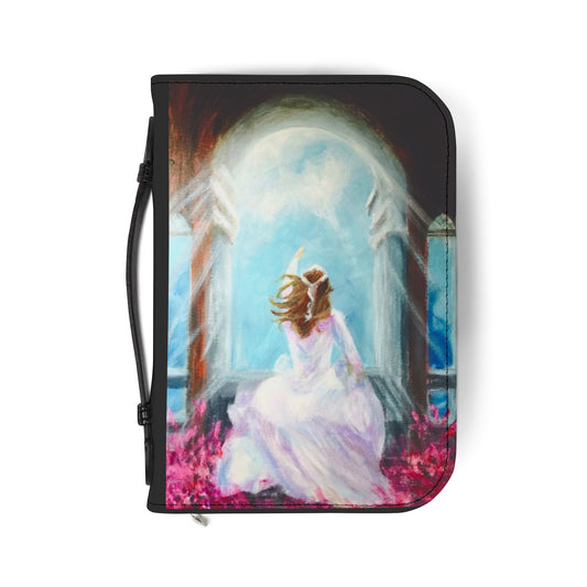 Artistic Bible Cover with Bride of Christ Design